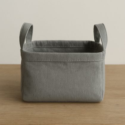 Baskets grises en toile